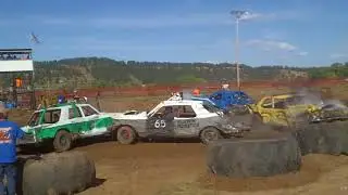 2017 Sturgis, SD Demolition Derby-Heat 2