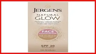 Great product -  Jergens Natural Glow Self Tanner Face Moisturizer, SPF 20 Facial Sunscreen, Fair to