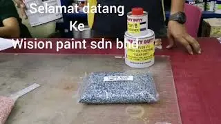 Wp flake toilet epoxy tiles cote wp clear PU 2k cote wision paint