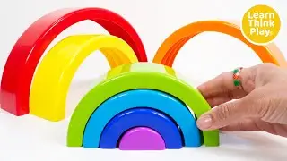 Toddler Color Learning | Rainbow Colors | Educational Toy (Montessori) for Toddlers, Preschoolers