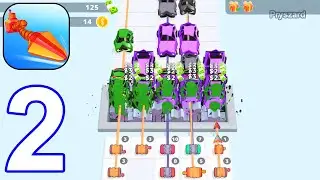 Merge Hooks - Gameplay Walkthrough Part 2 Tutorial All Levels 21-25 Pull Cars (iOS, Android)