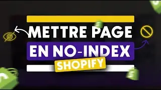 Comment mettre une PAGE SPÉCIFIQUE en NO-INDEX sur SHOPIFY