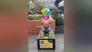 Paws on the Wharf Guide Dogs UK Art trail 2024