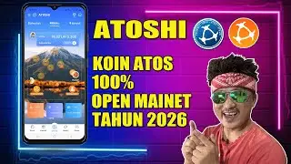 KABAR TERBARU ATOSHI || KOIN ATOS MENANTI 2026 UNTUK RILIS RESMI DI BURSA #atoshi #airdrop #crypto