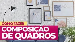 Como fazer composi&ccedil;&atilde;o de quadros na parede | SIMPLICHIQUE