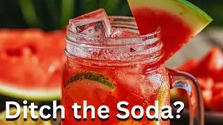 Sparkling Watermelon Lemonade - Alcohol & sugar-free KETO summer drink