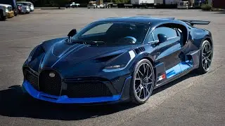 NEW!! Exposed Blue Carbon Bugatti Divo Delivery!!