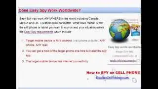Does Easy Spy work UK