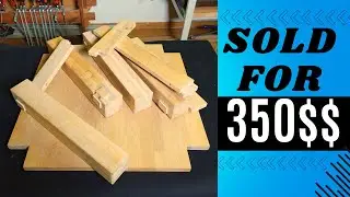 I made 17 items from this old coffee table #diy #upcyclingprojects