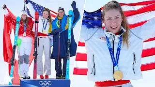 Mikaela Shiffrin REACTS To Winning 1st Olympic Medal In 8 Years