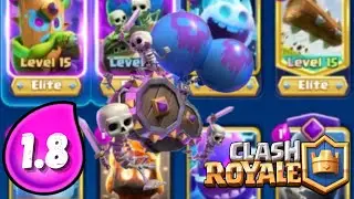 1.8 SKELETON BARREL CYCLE &mdash; 3.0 WINS 🔥 (1.8 Skeleton Barrel Cycle Deck) | Clash Royale