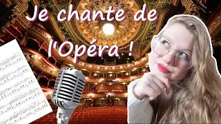 INTORNO ALL'IDOL MIO ! MA PREMIERE PRESTATION D'OPERA !