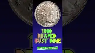 1800 Draped Bust Dime: A Numismatic Rarity |  #coin #money