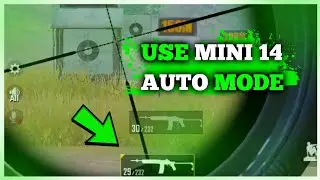 How To Use Mini 14 on Auto Mode ( Drills ) | PUBG MOBILE | Yasir OP Tiger