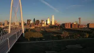 4K video of Margaret Hunt Hill bridge