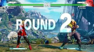 SFV Beta - Nash vs Karin (BlueFighter)