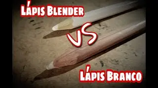 LÁPIS BLENDER vs LÁPIS BRANCO | Curiosidades e diferenças