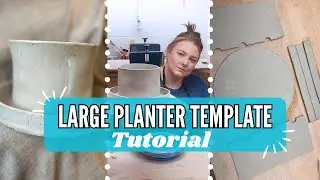 How I Make my Large Slab-Built Planter Using My Pottery Template