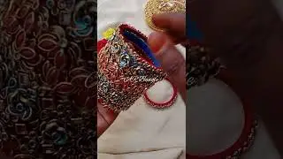 Trending Lotus &Rose Silk thread bangles ✨#silkthreadbangles #customised #explore #youtubeshorts