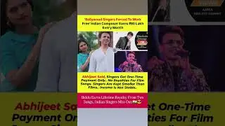 Bollywood singers forced to work for free&rsquo;: Abhijeet Sawant says Indian composer earns Rs 80 lakh
