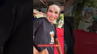 Funny makeup&mdash;yellow teeth steal the show! 😂🔥 #funnyvoice #viralvideo #funnyshorts #goodvibes