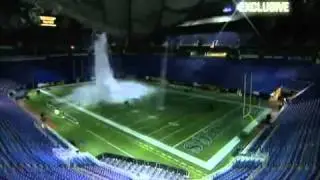 Minnesota Vikings stadium roof  collapsed!!!!!