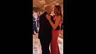 President Trump and First Lady Melania Share a Moment on the Dance Floor
