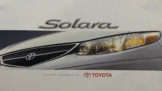 1999 Toyota Solara Brochure Review &ndash; Classic Coupe/Sedan Hidden Features + Specs!
