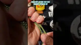 📢Test de corte Paracord 550 con la 🆕Survival Tool Oknife OTACLE S1.#shorts #rescuetool