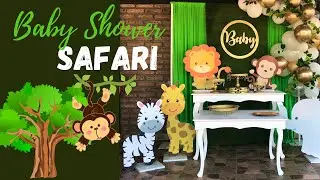 Baby Shower SAFARI | Decoraci&oacute;n de mesa de postres | Ideas para fiestas.