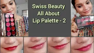 Swiss Beauty lip palette&nbsp;02 | Swiss Beauty lipstick