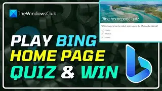 How to Play Bing Homepage Quiz and Win? (Microsoft Rewards)