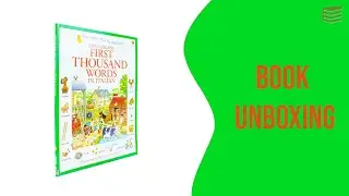 Usborne First Thousand Words In Italian - Book Unboxing