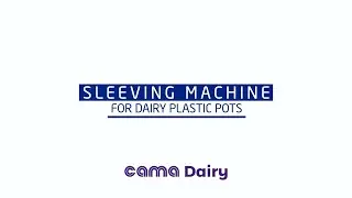 Sleeving machine in action to support sustainable packaging in dairy markets