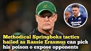 Methodical Springboks tactics hailed as Rassie Erasmus can pick his poison o expose opponents