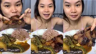 Pork Barbecue,Pinakbet and Boiled Egg(OMAD)