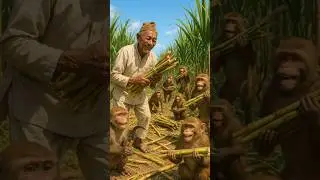 How did Monkeys realize their mistake? 😮 | Heart-Touching Nepali Short | #nepalistory #viralshorts