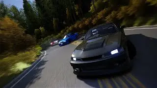 Assetto Corsa Touge - Dosoujin Touge - Drifting Session (Ft. HKS1104 & Akiihoshi)