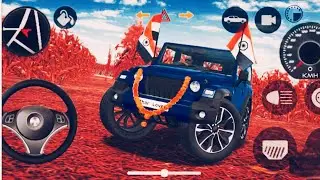 Modified Mahindra Thar😈Games:Indian blue Thar (Gadi Wala Games) Car Game Android Game - #2025