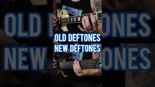 Old Deftones Vs. New Deftones👀 #guitar #deftones #metal #comparison