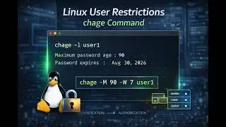 Configure Linux User Restrictions with the chage Command