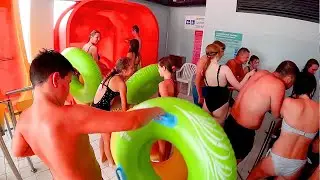 Waterslides in Wrocław Aquapark