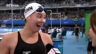 Swimmer Fu Yuanhui becomes a hit on social media