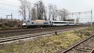 EU44 (ES64U4) IC 37002/56 Wawel &bull; Przemyśl &rarr; Berlin Hbf &bull; Przejazd pociągu