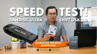 Speed Test Flashdisk Sandisk Ultra Shift 256GB USB 3.0 CZ410 - Unboxing & Review