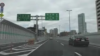 【4K 車載】阪神高速14号松原線 大堀&rarr;1号環状線一周&rarr;13号東大阪線 水走