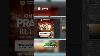 FREE Photoshop Flyer  Church Event Template Download!