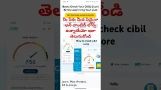 how to check loans using PAN card || be careful with PAN card ||how to check cibil score #shortvideo