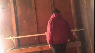 Chicken coop poop tray