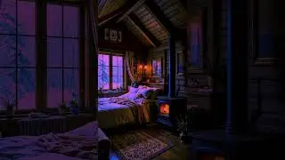 Ş&ouml;mine ateşi 🔥  #asmr #relax #relaxingsnow #cozywinternights #youtubeshorts #travel #cabin